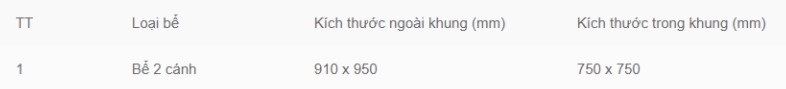 kich thuoc khung