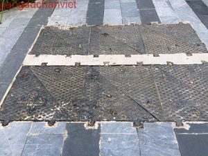 Nắp bể cáp Gang 6 cánh