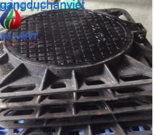 Nắp hố ga gang khung âm 1000x1000x75