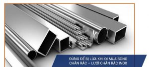 đừng để bị lừa khi mua song chắn rác inbox