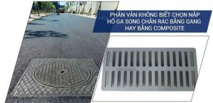 phân vân không biết chọn nắp hố ga nào